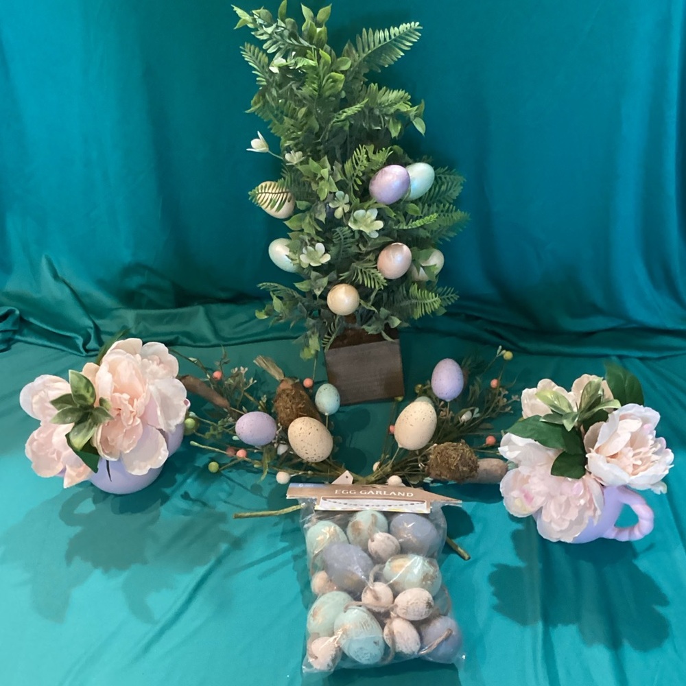 Springtime Floral and Egg Arrangement